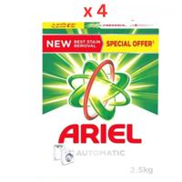 Ariel Laundry Detergent Automatic 2.5 Kg x 4