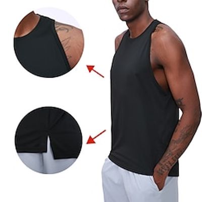 Men's GYM Tank Running Tank Basketball Shirt Men Tops Tank Crew Neck Sleeveless Street Vacation Going out Casual Daily Quick dry Moisture Wicking Breathable Plain Black White Activewear Fashion Basic Lightinthebox Men's GYM Tank Running Tank Basketball Shirt Men Tops Tank Crew Neck Sleeveless Street Vacation Going out Casual Daily Quick dry Moisture Wicking Breathable Plain Black White Activewear Fashion Basic Lightinthebox