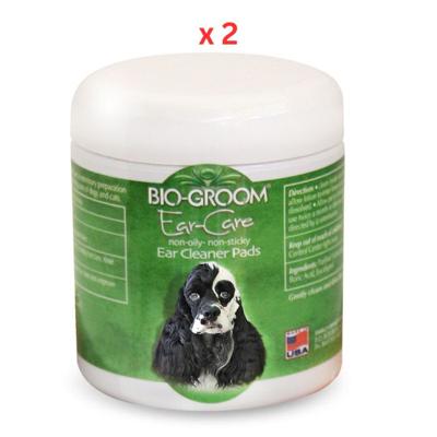 Bio-Groom Ear-Care Dog Cleaner Pads 160g Pack Of 2