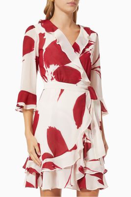 Livrea Wrap Dress in Chiffon Livrea Wrap Dress in Chiffon