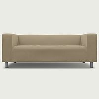 IKEA Simply Linen Klippan 2 Seater With ChaiseCover Regular Fit With Piping Machine Washable Lightinthebox - thumbnail