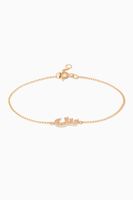 Yellow-Gold Letter S Bracelet Yellow-Gold Letter S Bracelet