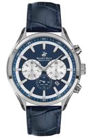 Beverly Hills Polo Club Men's Quartz Movement Watch, Multi Function Display and Leather Strap - BP3112X.399, Blue Beverly Hills Polo Club Men's Quartz Movement Watch, Multi Function Display and Leather Strap - BP3112X.399, Blue