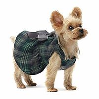 plaid dog dresses pet clothes cat vest shirts apparel green large Lightinthebox - thumbnail