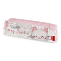 Legami Transparent Pencil Case - Kitty - thumbnail
