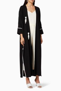 Beaded Tassel Abaya