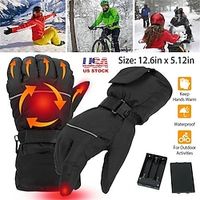 Heating Warm Gloves Battery Powered Heated Waterproof Gloves Unisex Electric Heated Gloves For Outdoor Sports Cycling Riding Skiing Skating Hiking Hunting Lightinthebox - thumbnail