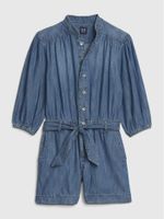 Kids Denim Romper - thumbnail