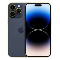 Apple iPhone 15 Pro Max (Craft Customized), 256GB, Edge of Gold, Blue Titanium - thumbnail