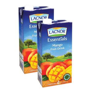 Lacnor Mango Fruit Drink 2X1Ltr