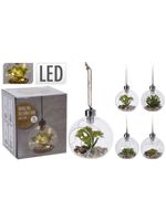 Christmas Artificial Plant In Glass Ball