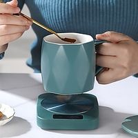 USB Electric Heater Cup Mug Warmer Coffee Mug Warmer Heater Warm Electric Mug Mat Constant Temperature Intelligent Warm Coaster Rapid Heating Mug Heater Warmer Office Low Power Home Office Gift Lightinthebox - thumbnail