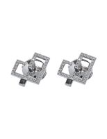 Hubb Earring Extra Small Diamond Pave Gold Dot - thumbnail