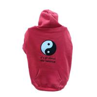 Sarina'S Hoodie Red Yin Yan - S