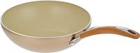 Meyer Non-Stick Deep Wok, 10.25 Inch, 26 cm, Beige, MY16875