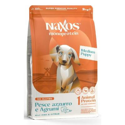 Naxos Puppy Medium Fish And Citrus 3Kg Naxos Puppy Medium Fish And Citrus 3Kg