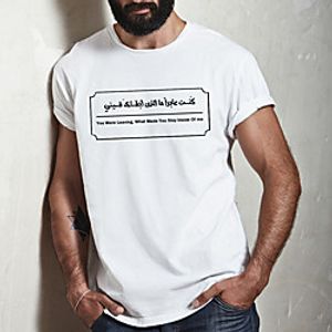 Men's Unisex Tee T shirt Hot Stamping Graphic Prints Card Plus Size Print Short Sleeve Casual Tops Cotton Basic Fashion Designer Big and Tall White Lightinthebox