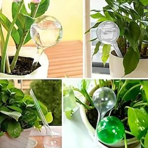 Automatic Self Watering Device, Self-Watering Bulbs, Automate Your Plant Watering with These Clear Plastic Globes, Keep Your Houseplants Thriving with Minimal Effort miniinthebox