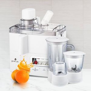 Gratus Food Processor Blender/Juicer 3 speed control with safety arm 400 Watts - GFP4001FEC