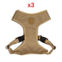Zee Dog Sand Adjustable Air Mesh Harness Large (Pack of 3)