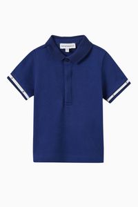 EA Eagle Polo Shirt in Cotton Piquet