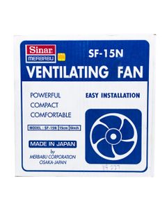 Sinar 6 inch Square Exhaust Fan