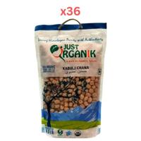 Just Organic Kabuli Chana 500gm Pack of 36