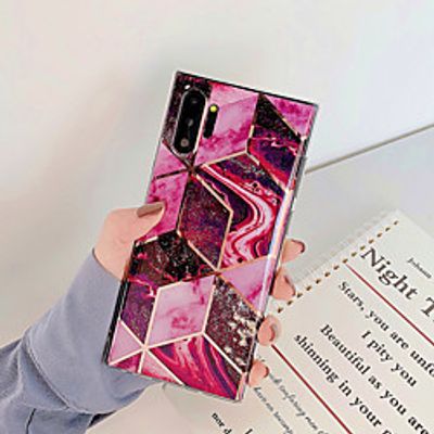 Phone Case For Samsung Galaxy Back Cover S9 S9 Plus S8 Plus S8 S7 edge S7 Note 9 Note 8 A7 S10 Pattern Marble TPU miniinthebox