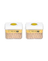 Homesmiths Pop-up 1 Liter Rectangle Food Container Set of 2