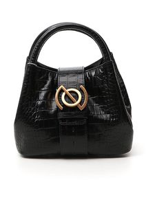 Zoe Baby Black Leather Handbag