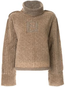 Fendi Pre-Owned long sleeve top - Brown