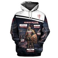 Inspired by The Last Templar Crusader Knights Templar Crusader Hoodie Cartoon Manga Anime Front Pocket Graphic Hoodie For Women's Adults' 3D Print 100% Polyester Lightinthebox - thumbnail