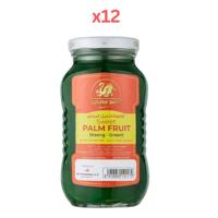 Golden Swan Sweet Sugar Palm Fruit Green Kaong 340G Pack of 12