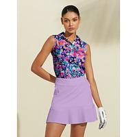 Women's Golf Polo Shirt Purple Sleeveless Top Ladies Golf Attire Clothes Outfits Wear Apparel Lightinthebox