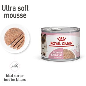 Royal Canin Feline Health Nutrition Mother & Babycat Mousse (Wet Food - Cans)