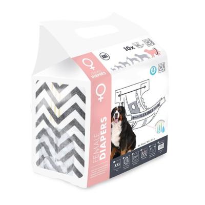 M-Pets Female Dog Diapers XXL 10 Pack