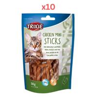 Trixie Premio Mini Sticks Cat Treats 50G (Pack Of 10)