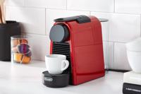 DeLonghi Essenza Mini EN 85.R Nespresso System Pod Coffee Machine, Red/Black