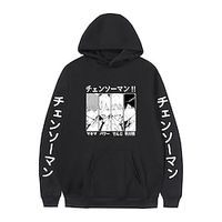 Inspired by Chainsaw Man Power Denji Aki Hoodie Cartoon Manga Anime Front Pocket Graphic Hoodie For Men's Women's Unisex Adults' Hot Stamping 100% Polyester miniinthebox - thumbnail