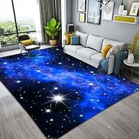 Galaxy Star Area Rug Rug for Livingroom Non Slip Floor Mat Bedside Livingroom Bedroom Indoor Outdoor Lightinthebox - thumbnail