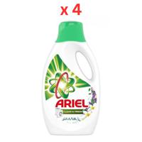 Ariel Automatic Power Gel Clean & Fresh Scent - 1.8 Liter x 4