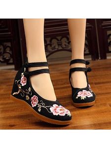 National style buckle high heels