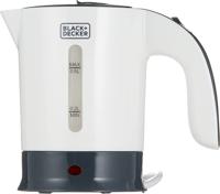 Black+Decker Travel Kettle, White - TR250JA