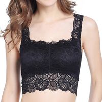 Sexy Wireless Modal Seamless Tank Top Breathable Lace Yoga Sleeping Bras