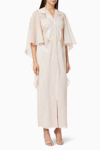 Embellished Firework Organza Kaftan