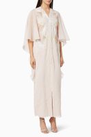 Embellished Firework Organza Kaftan - thumbnail