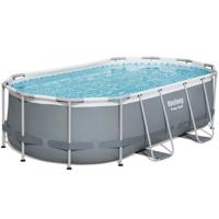 Bestway 56620 Power Steel Oval-Shaped Pool Set