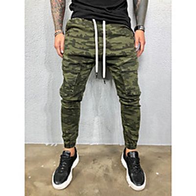 Men's Trousers Streetwear Jeans Tactical Cargo Classic Floral Multiple Pockets Full Length Pants Party Daily Camouflage Solid Color Denim Cotton Outdoor Mid Waist Camouflage Green S M L XL XXL miniinthebox Men's Trousers Streetwear Jeans Tactical Cargo Classic Floral Multiple Pockets Full Length Pants Party Daily Camouflage Solid Color Denim Cotton Outdoor Mid Waist Camouflage Green S M L XL XXL miniinthebox