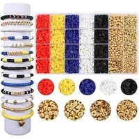 Clay Beads Bracelet Making Kit for Girl Jewelry Making Friendship Clay Bead Bracelet Kit Polymer Beads Crafts Gifts for Teen Girls Lightinthebox - thumbnail