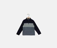 Kids Boys Colorblock Glacier Fleece Half Zip Pullover  Slate - thumbnail